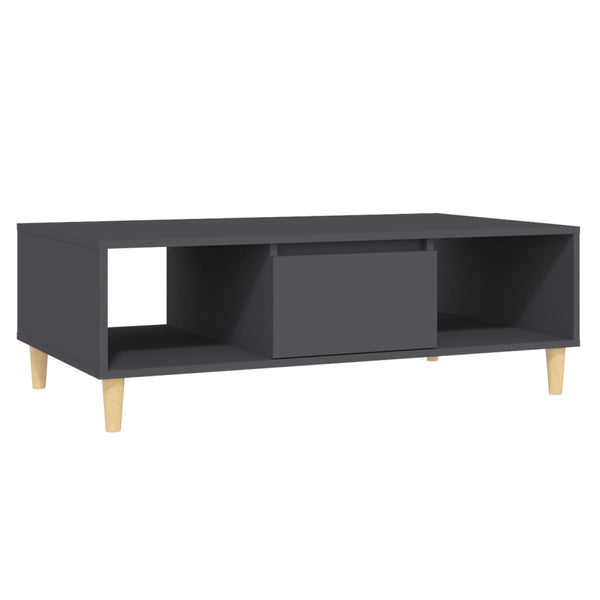 Couchtisch Ramahi Grau 103,5x60x35cm (Holz)