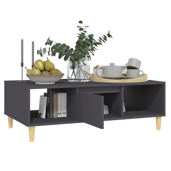 Couchtisch Ramahi Grau 103,5x60x35cm (Holz)