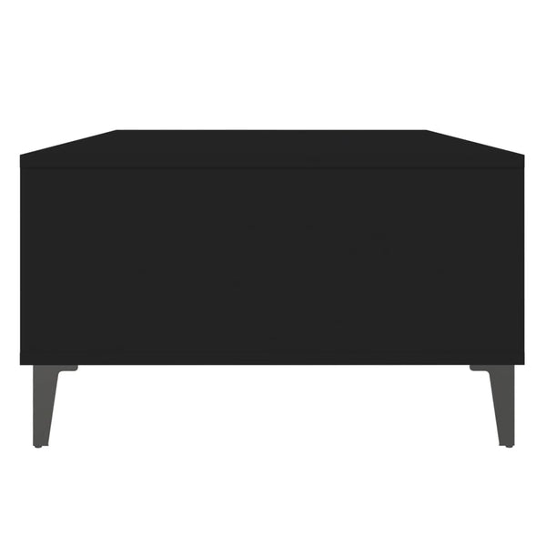 Schwarzer Couchtisch Arcadie 103,5x60x35cm (Holz)