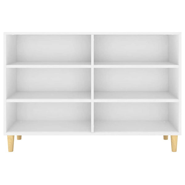 Weißes Sideboard Odile 103,5x35x70cm (Holz)
