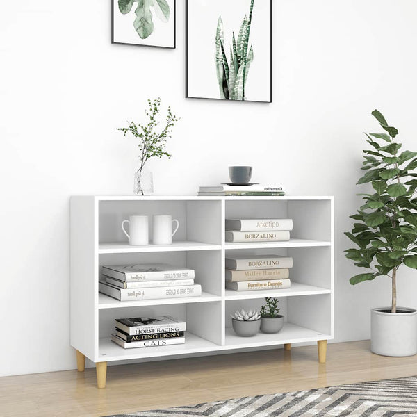 Weißes Sideboard Odile 103,5x35x70cm (Holz)
