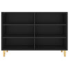 Schwarzes Sideboard Odile 103,5x35x70cm (Holz)