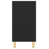 Schwarzes Sideboard Odile 103,5x35x70cm (Holz)
