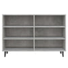 Betongraues Sideboard Costenistu 103,5x35x70cm (Holz)