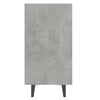 Betongraues Sideboard Costenistu 103,5x35x70cm (Holz)
