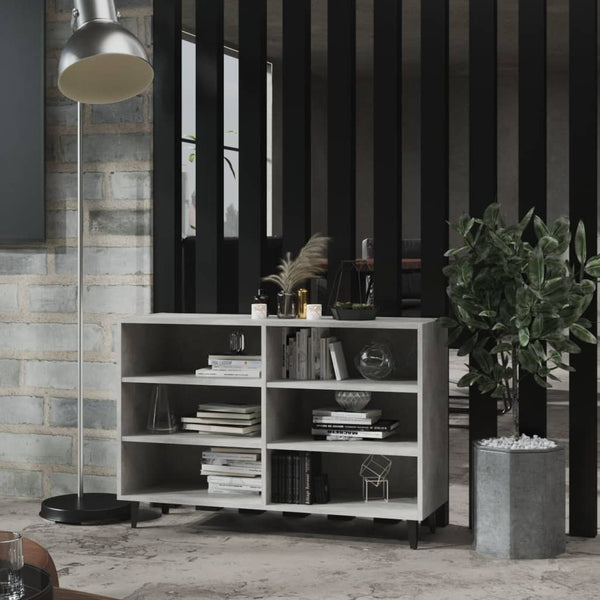 Betongraues Sideboard Costenistu 103,5x35x70cm (Holz)