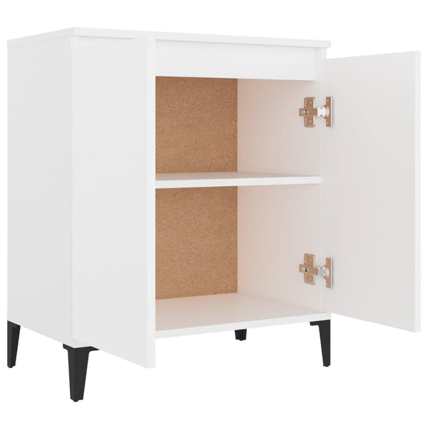Weißes Sideboard Ponpei 60x35x70cm (Holz)