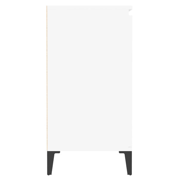 Weißes Sideboard Ponpei 60x35x70cm (Holz)
