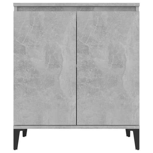 Betongraues Sideboard Ponpei 60x35x70cm (Holz)