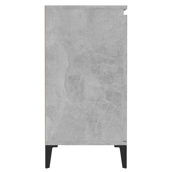 Betongraues Sideboard Ponpei 60x35x70cm (Holz)