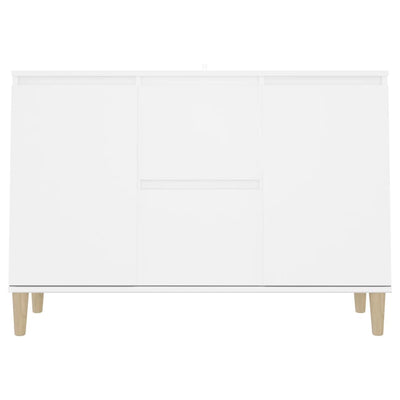 Weißes Sideboard Nedelici 103,5x35x70cm (Holz)