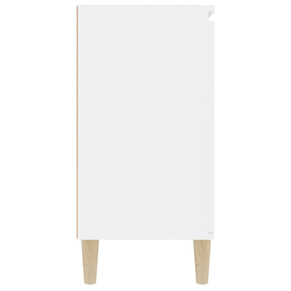 Weißes Sideboard Nedelici 103,5x35x70cm (Holz)