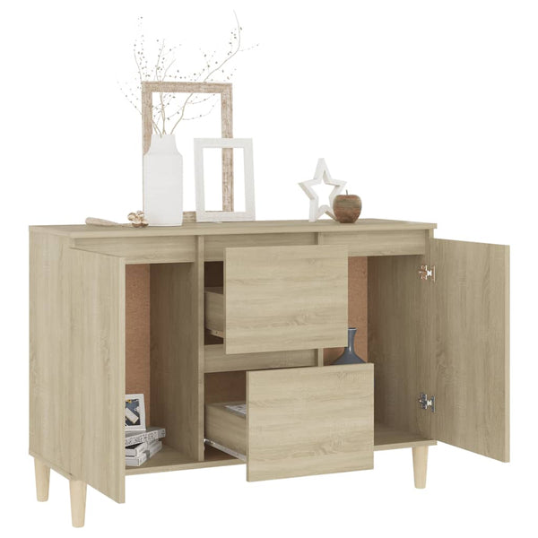 Sonoma Eiche Sideboard Nedelici 103,5x35x70cm (Holz)