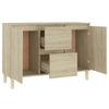 Sonoma Eiche Sideboard Nedelici 103,5x35x70cm (Holz)