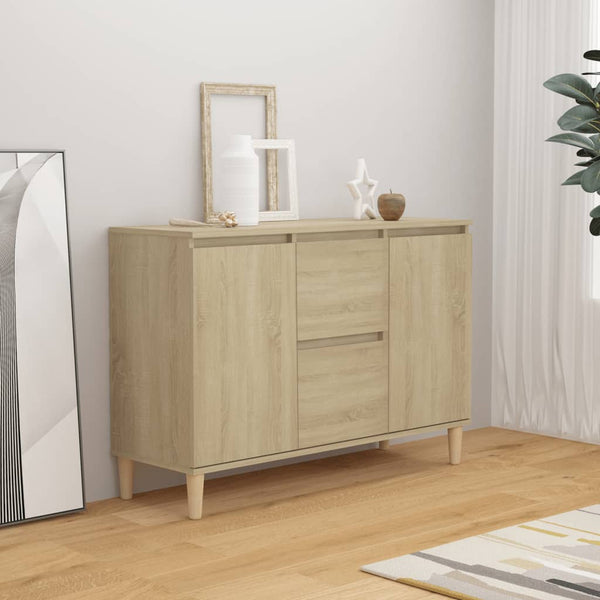 Sonoma Eiche Sideboard Nedelici 103,5x35x70cm (Holz)