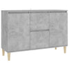 Betongraues Sideboard Nedelici 103,5x35x70cm (Holz)