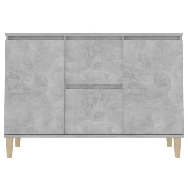 Betongraues Sideboard Nedelici 103,5x35x70cm (Holz)