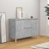 Betongraues Sideboard Nedelici 103,5x35x70cm (Holz)