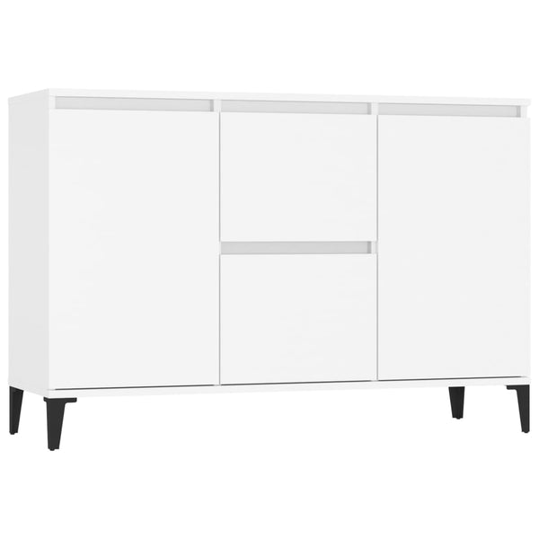 Weißes Sideboard Teofrastus 104x35x70cm (Holz)