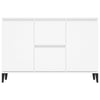 Weißes Sideboard Teofrastus 104x35x70cm (Holz)