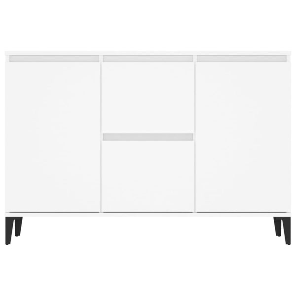 Weißes Sideboard Teofrastus 104x35x70cm (Holz)
