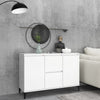 Weißes Sideboard Teofrastus 104x35x70cm (Holz)