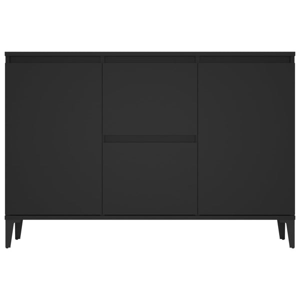 Schwarzes Sideboard Theophrastus 104x35x70cm (Holz)