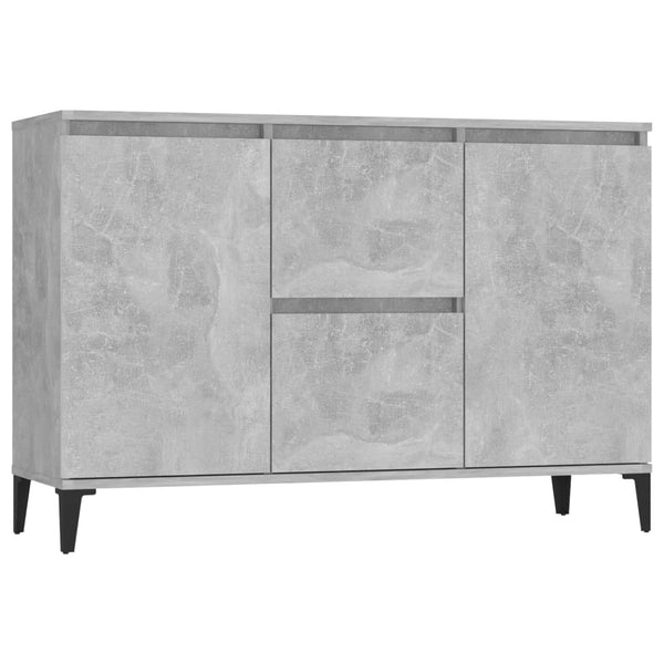 Betongraues Sideboard Teofrastus 104x35x70cm (Holz)