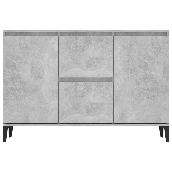 Betongraues Sideboard Teofrastus 104x35x70cm (Holz)