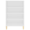 Weißes Sideboard Trevin 57x35x90cm (Spanplatte)