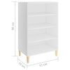Weißes Sideboard Trevin 57x35x90cm (Spanplatte)