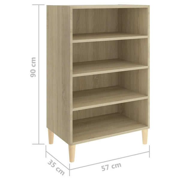 Sonoma-Eiche Sideboard Trevin 57x35x90cm (Spanplatte)