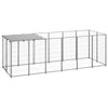 Hundekäfig Gregoriu Silber 330x110x110cm (Stahl)