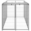 Hundekäfig Gregoriu Silber 330x110x110cm (Stahl)