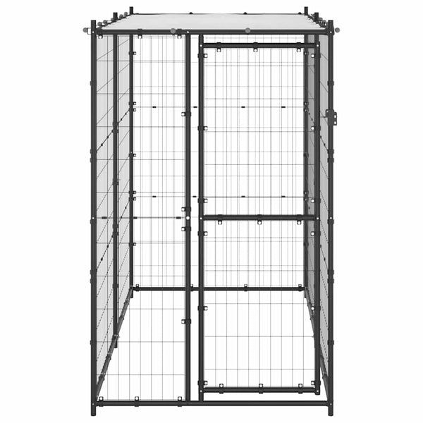 Hundezwinger mit Dach Suicu 110x220x180cm