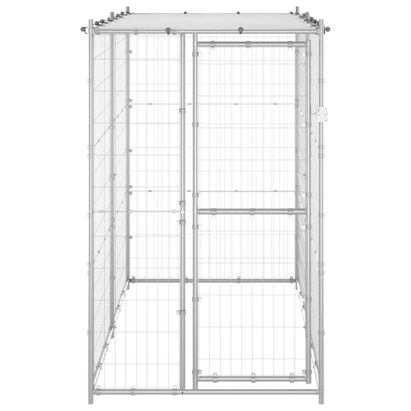 Verzinkter Hundeauslauf Suicu 110x220x180cm (mit Dach)