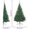 Künstlicher halber Weihnachtsbaum auf Ständer Agr 240cm (PVC)