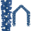 Blauer Weihnachtslichterkettenvorhang mit LEDs Altamirano 20 m