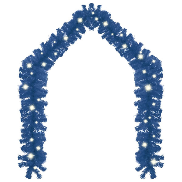 Blauer Weihnachtslichterkettenvorhang mit LEDs Altamirano 20 m
