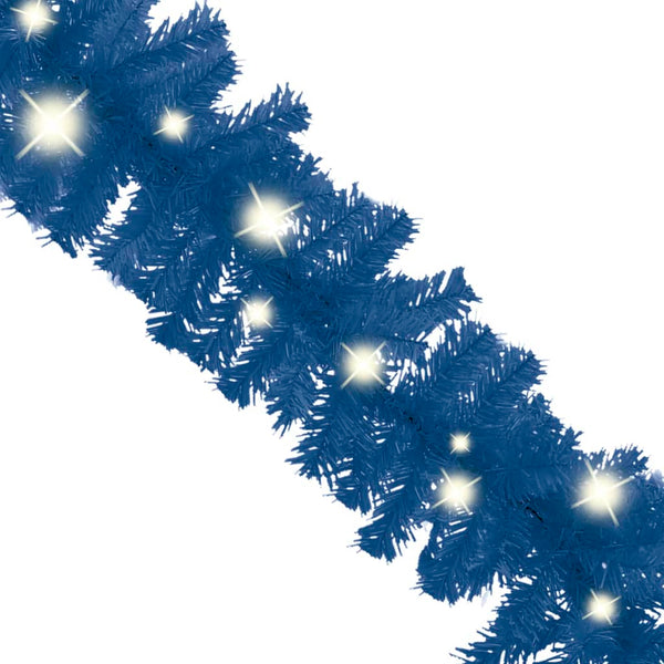 Blauer Weihnachtslichterkettenvorhang mit LEDs Altamirano 20 m