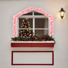 Rosa Weihnachtsgirlande mit LED-Lichtern Altamirano 10 m