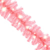 Rosa Weihnachtsgirlande mit LED-Lichtern Altamirano 20 m