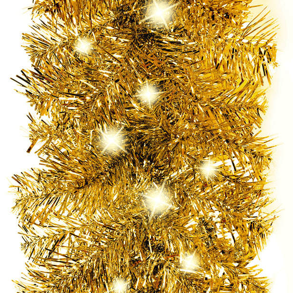 Weihnachtsgirlande Gold mit LED-Lichtern Altamirano 5 m