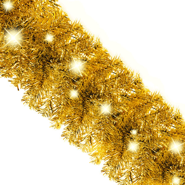 Weihnachtsgirlande Gold mit LED-Lichtern Altamirano 5 m