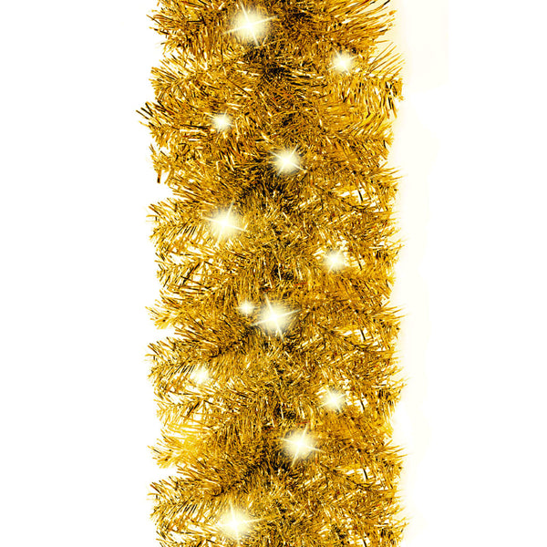 Weihnachtsgirlande Gold mit LED-Lichtern Altamirano 5 m