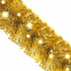 Goldene Weihnachtsgirlande mit LED-Lichtern Altamirano 10 m