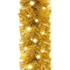 Goldene Weihnachtsgirlande mit LED-Lichtern Altamirano 10 m