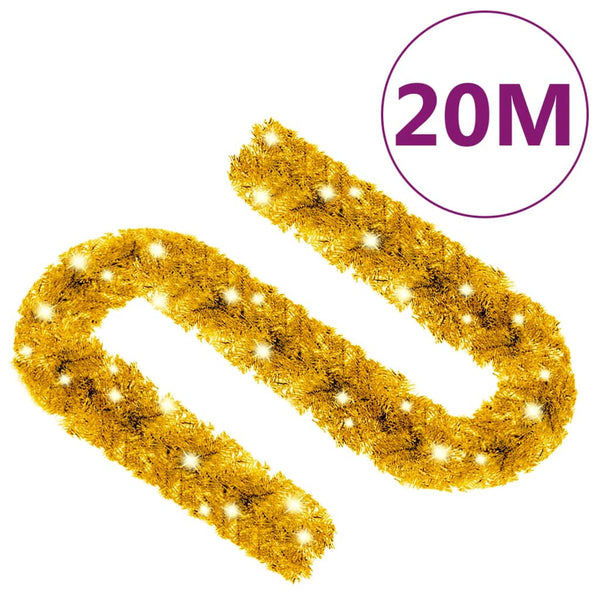 Weihnachtsgirlande Gold mit LED Altamirano 20 m