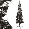 Schwarzer schlanker Weihnachtsbaum Etvin 150 cm