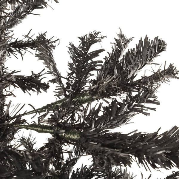 Schlanker schwarzer Weihnachtsbaum Etvin 180cm
